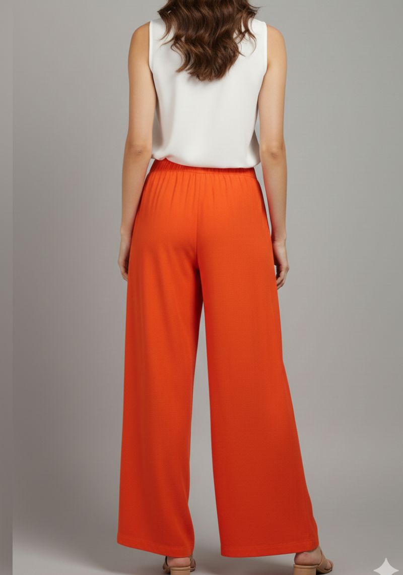 WOMENS PALAZZO - INTERNATIONAL ORANGE
