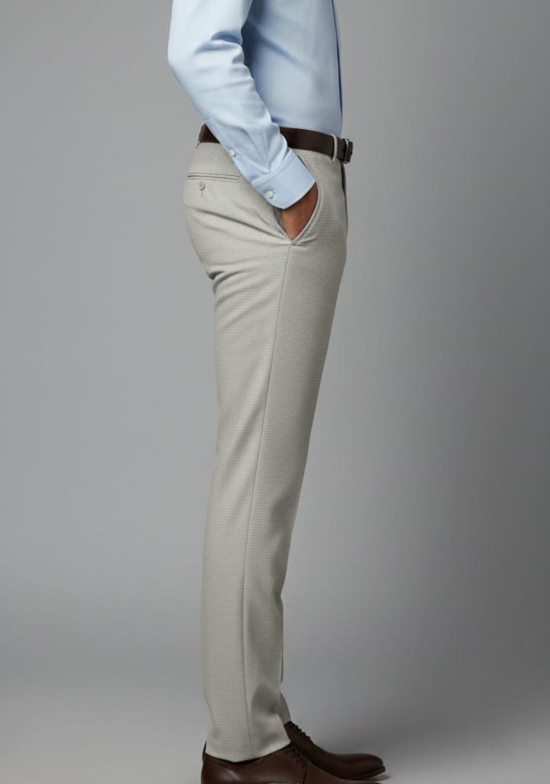 Men Formal Trouser -Light SandED)
