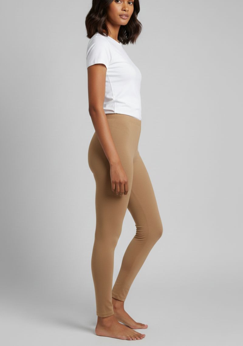 WOMENS LEGGINGS [MD] - GOLDEN BEIGE