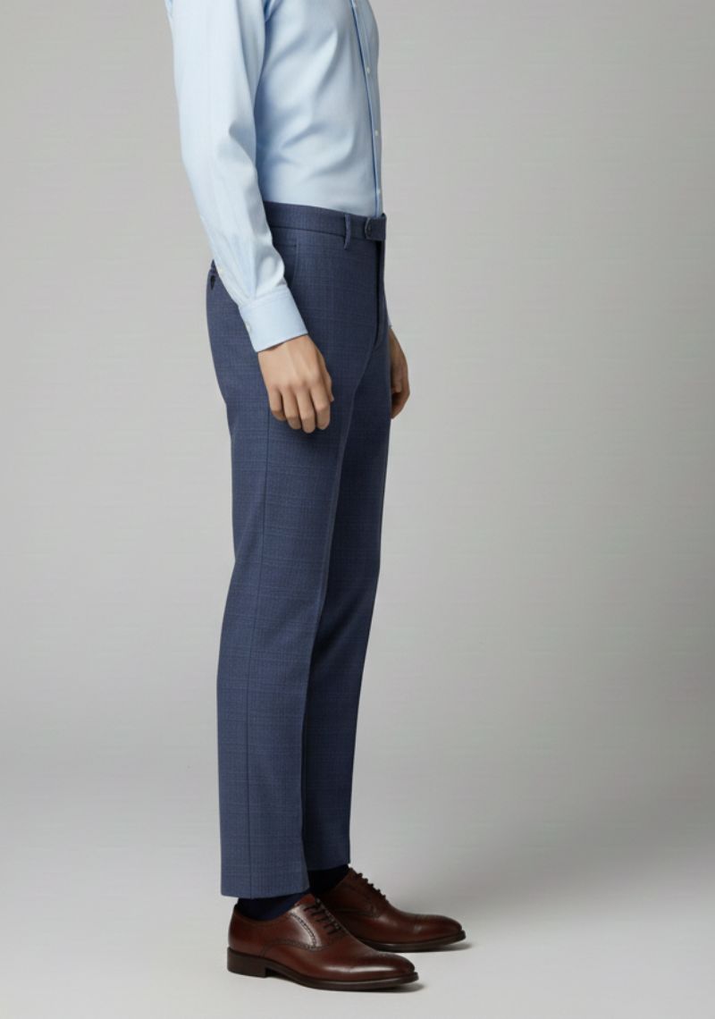 FORMAL PANT (SL)-BLUECHECKED