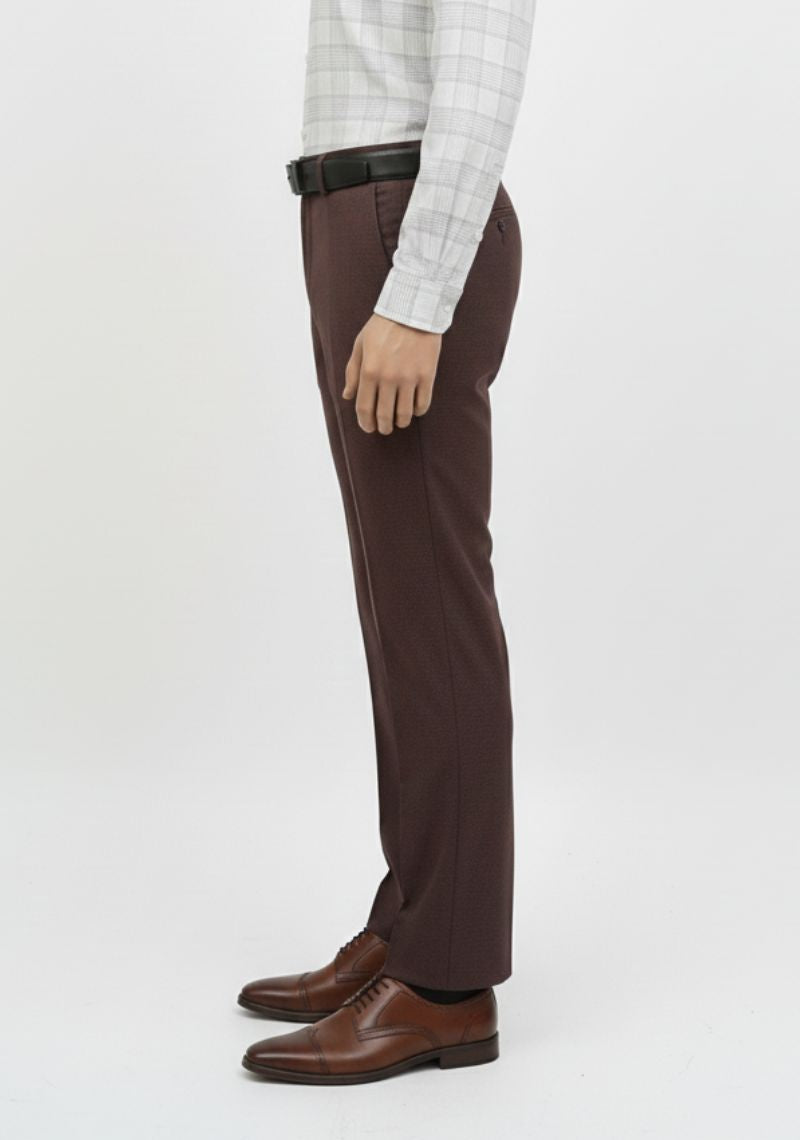 FORMAL PANT (SL)-MAROON MXD