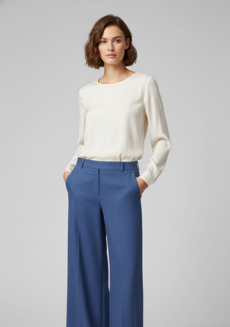 WOMENS PALAZZO - DARK BLUE 2