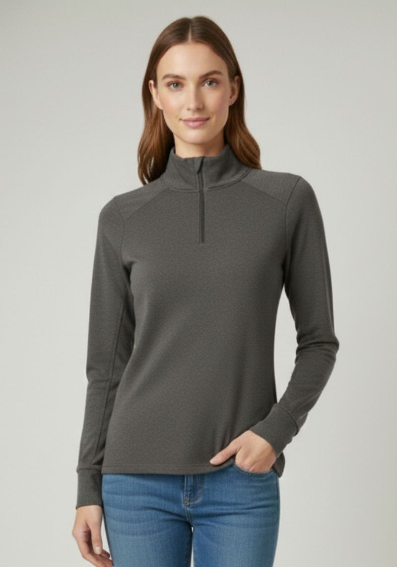 WOMENS T-SHIRT - BLACK GRINDLE