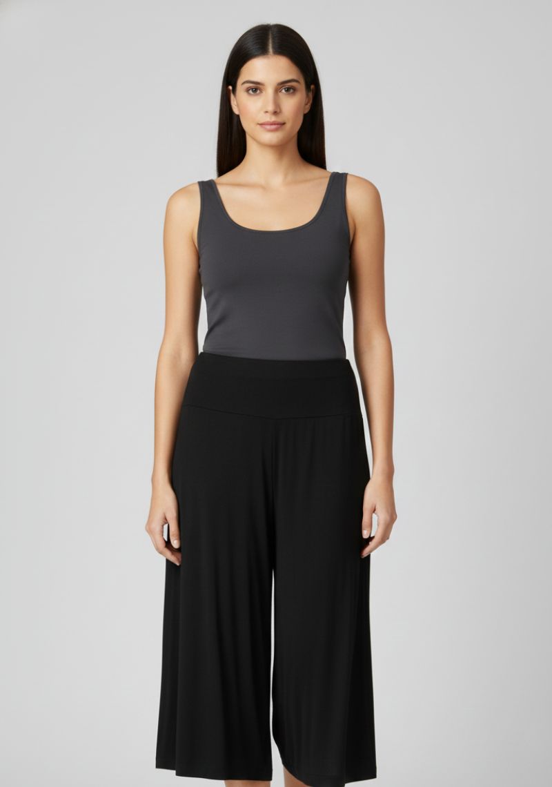 WOMENS PALAZZO - PANTHER [ BLACK ]