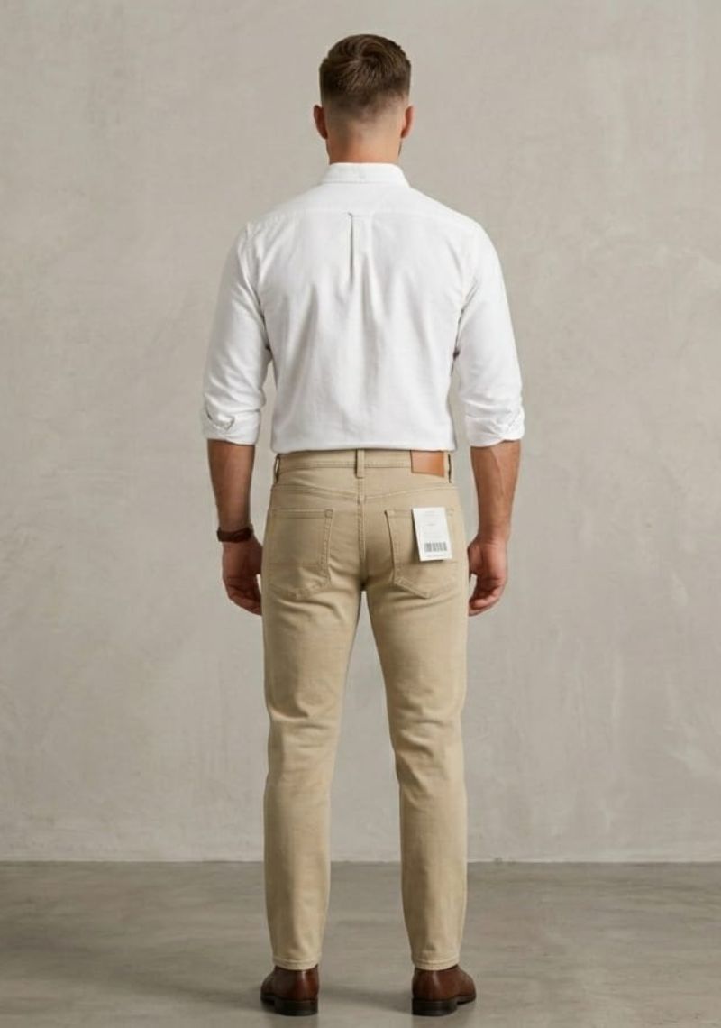 Mens Denim Pant - Kakki(ED)