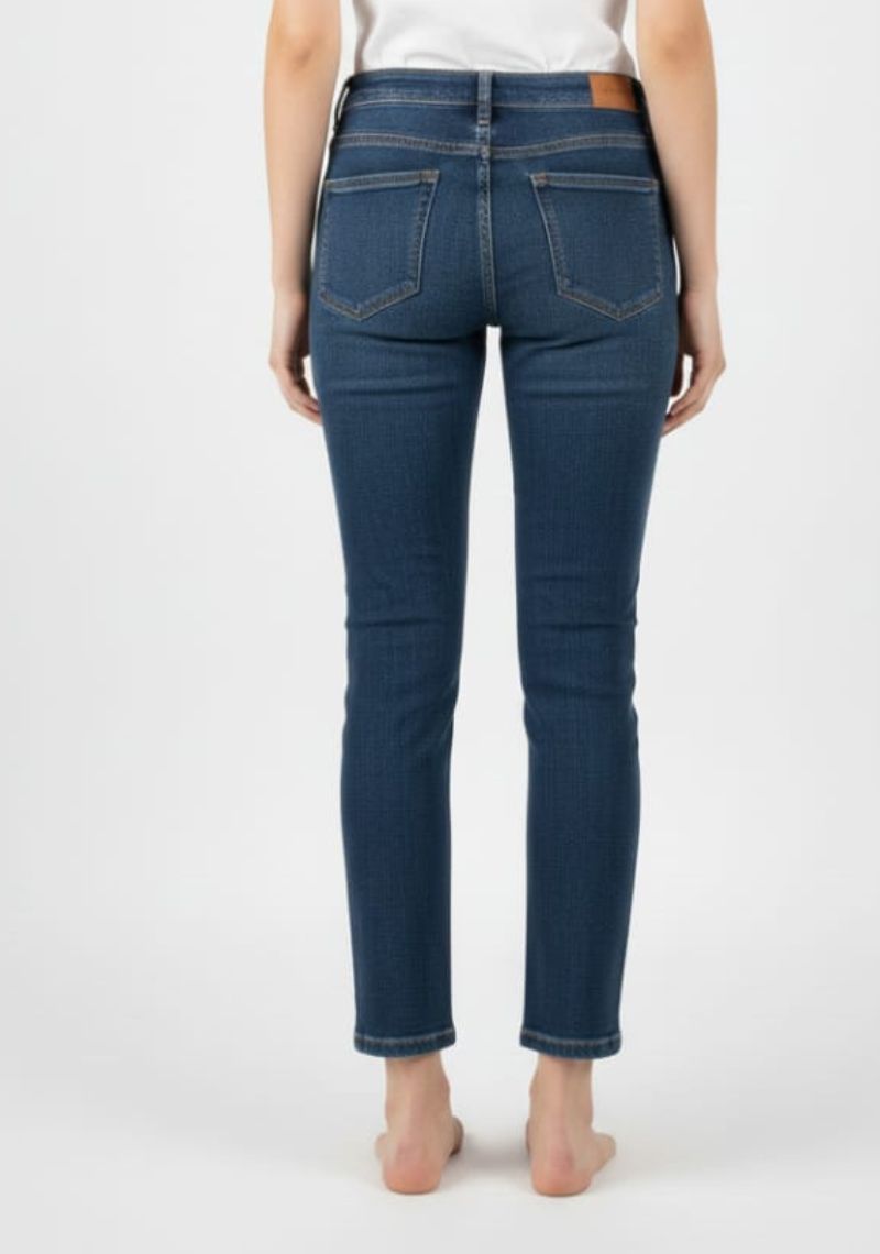 WOMEN JEAN (SL)-DARK BLUE MXD