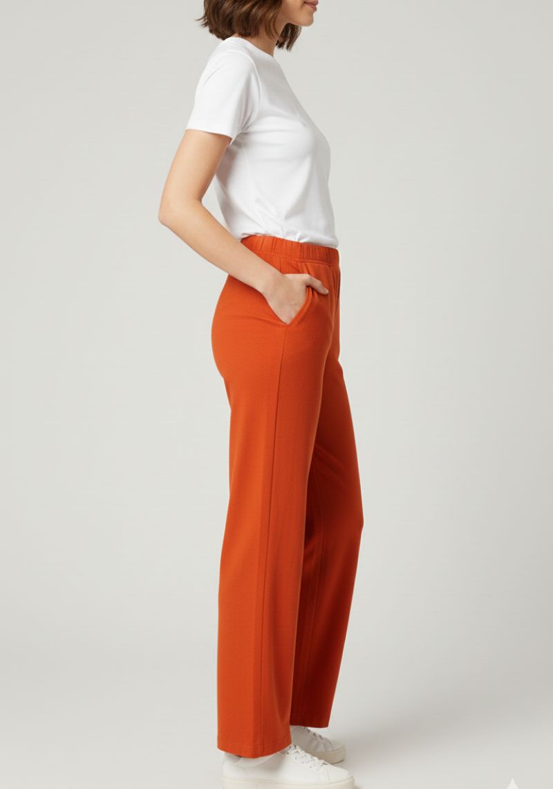 WOMENS PALAZZO - REDDISH ORANGE