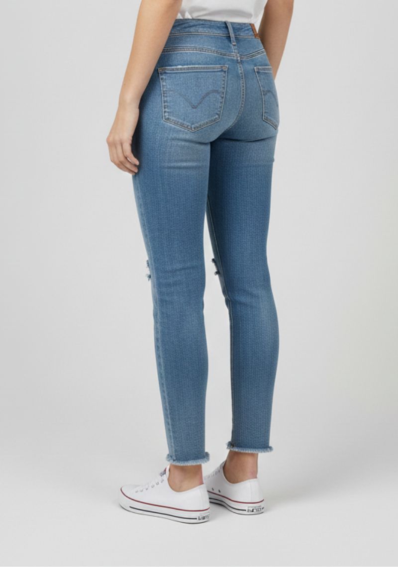 WOMEN JEAN (SL)-BLUE TONED