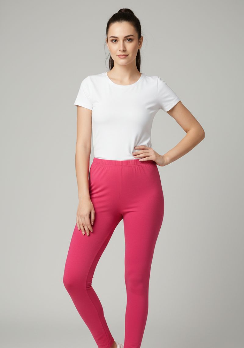 WOMENS LEGGINGS [MD] - BABY PINK