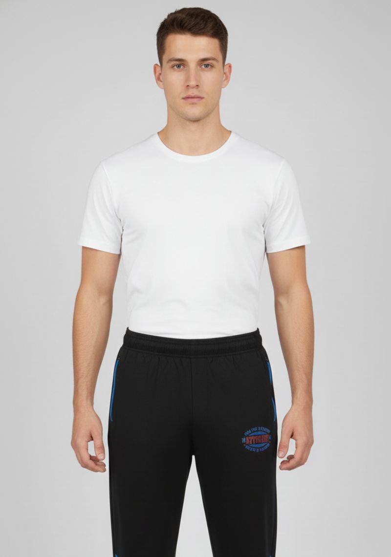 ACTIMAXX TRACK PANT [SL] - BLACK & BLUE