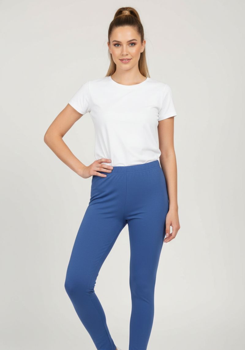 WOMENS LEGGINGS [MD] - ROYAL BLUE 2