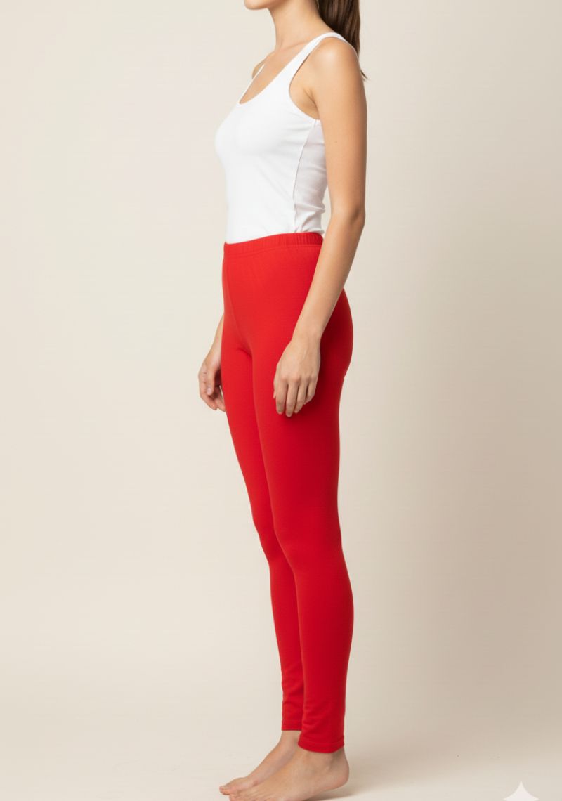 WOMENS LEGGINGS [MD] -RED 2