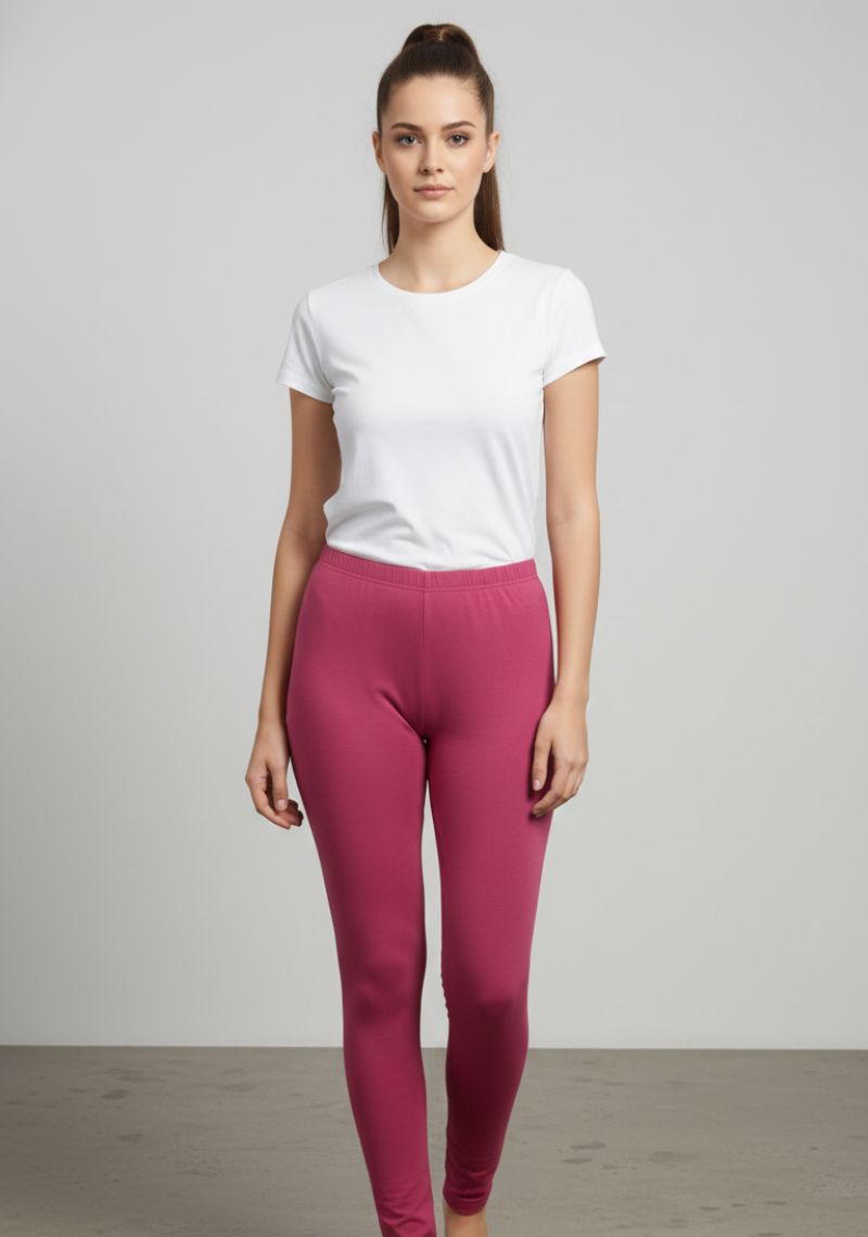 WOMENS LEGGINGS [MD] - MAGENTA PINK