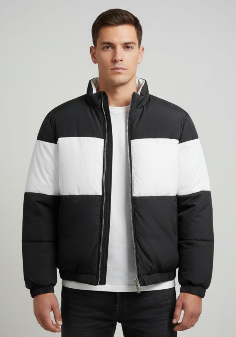 WINTER JACKET - BLACK AND WHITE