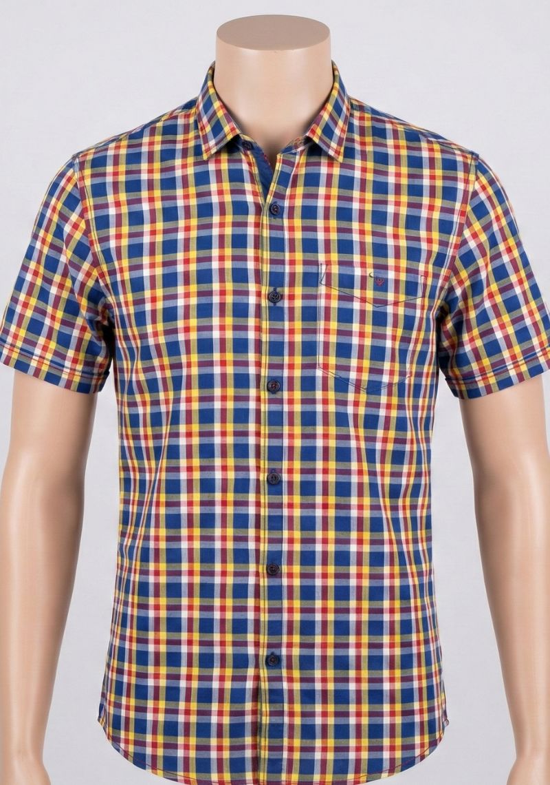 SHIRT - YELLOW CHECKED