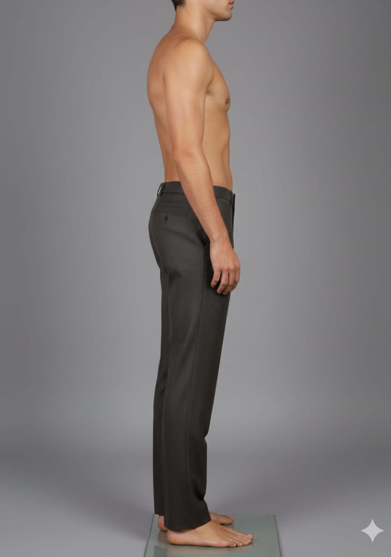 Mens Formal Trouser - Dark Brown(ED)