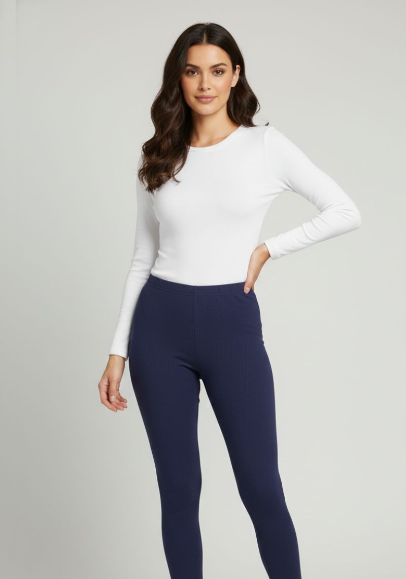 WOMENS LEGGINGS [MD] - BRIGHT NAVY BLUE