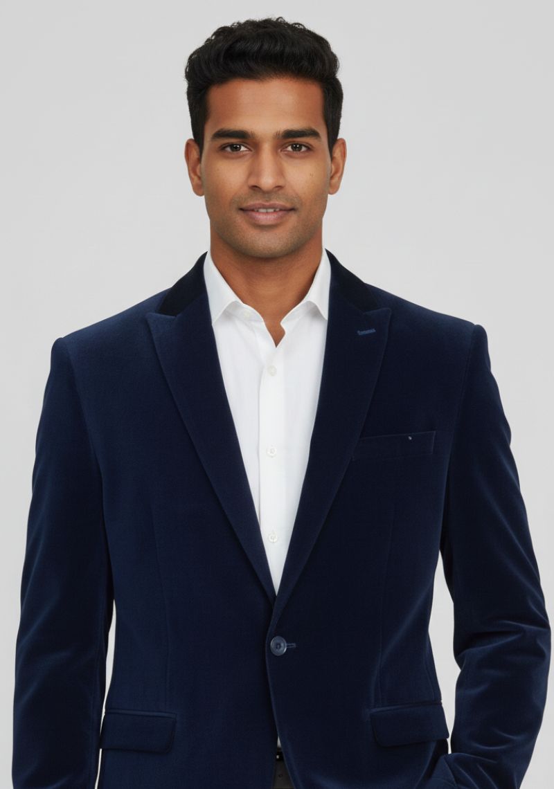 MENS BLAZER - NAVY BLUE