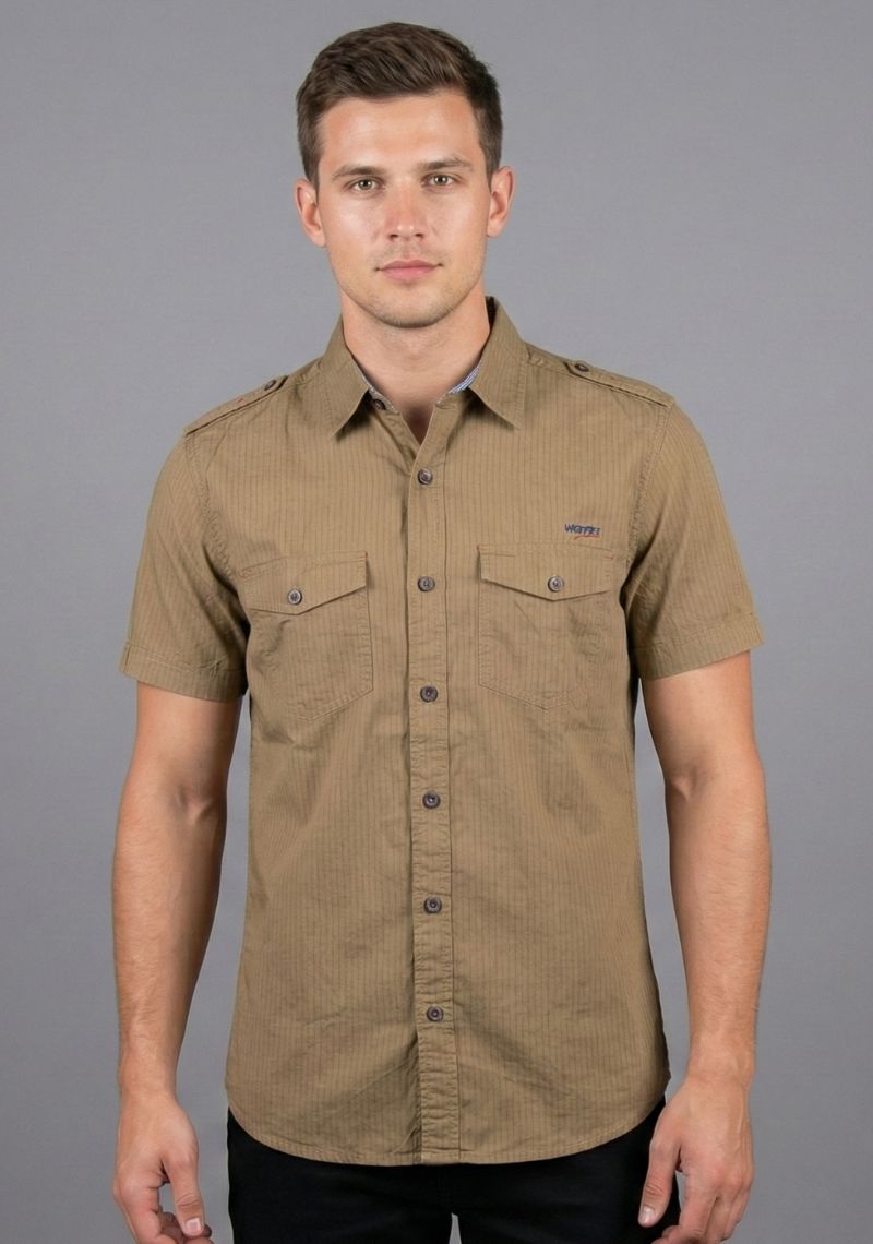 SHIRT - LIGHT BROWN