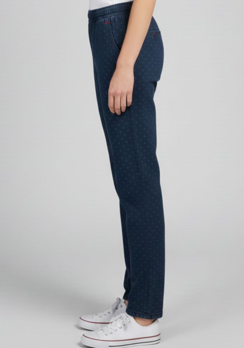 WOMEN JEAN (SL)-NAVY MXD