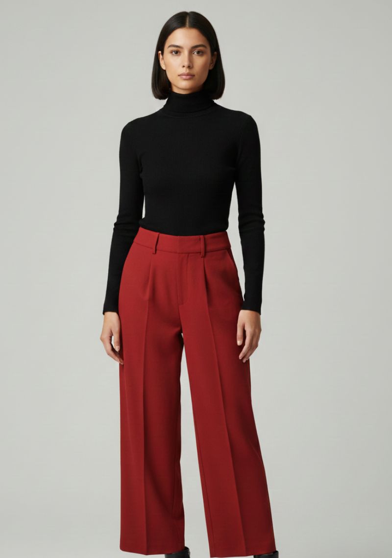 WOMENS PALAZZO - RED