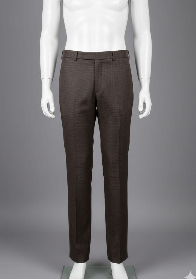 Mens Formal Trouser -Chocolate Brown(ED)