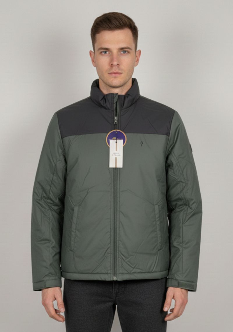 WINTER JACKET - BLACK AND OLIVE GREEN