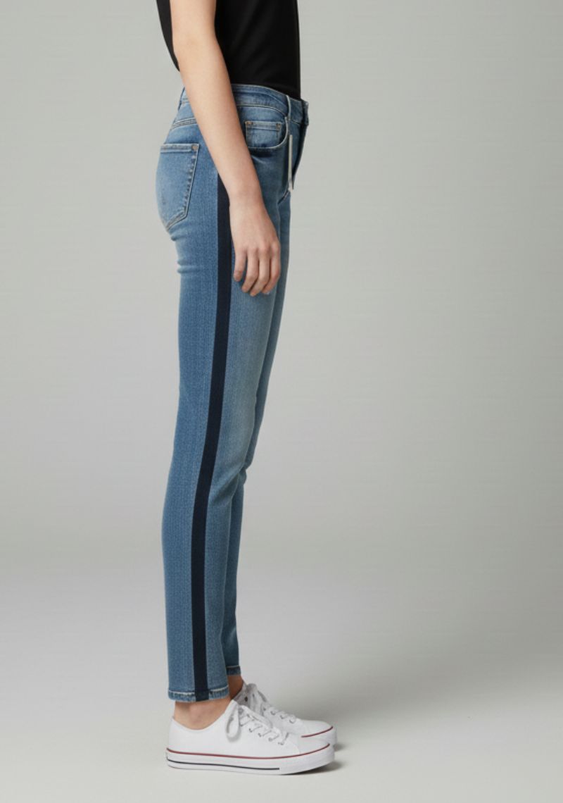 WOMEN JEAN (SL)-BLUE TONED