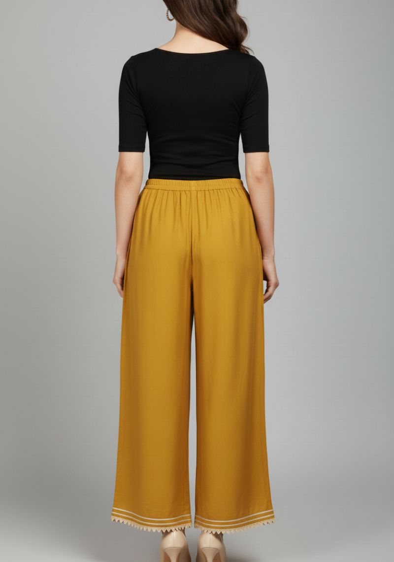 WOMENS PALAZZO - DARK SANDAL