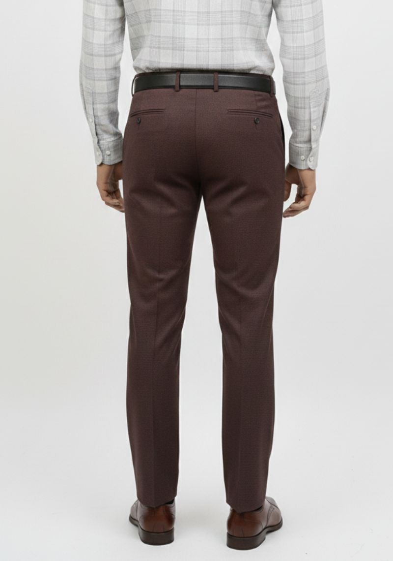 FORMAL PANT (SL)-MAROON MXD