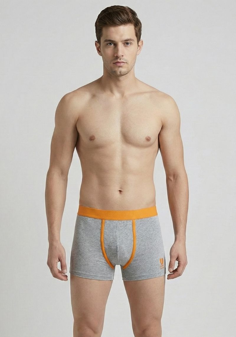 MENS TRUNK [SL] - LIGHT GREY & ORANGE