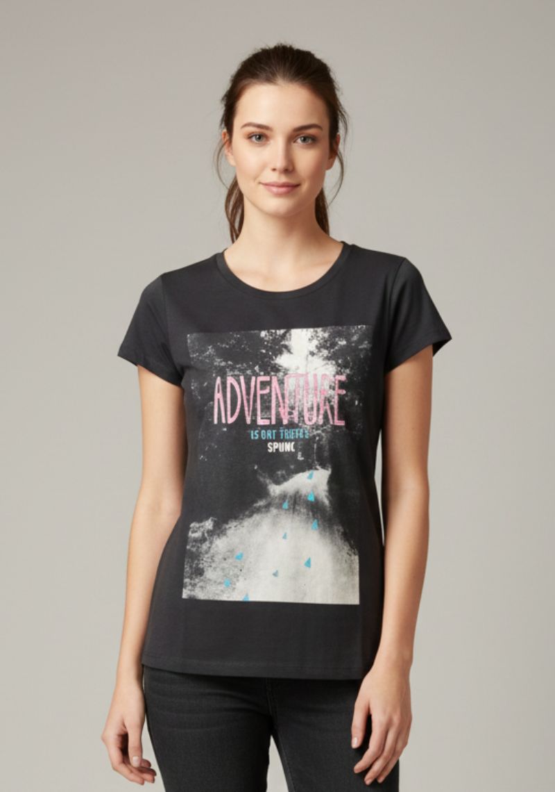 WOMENS T-SHIRT - BLACK