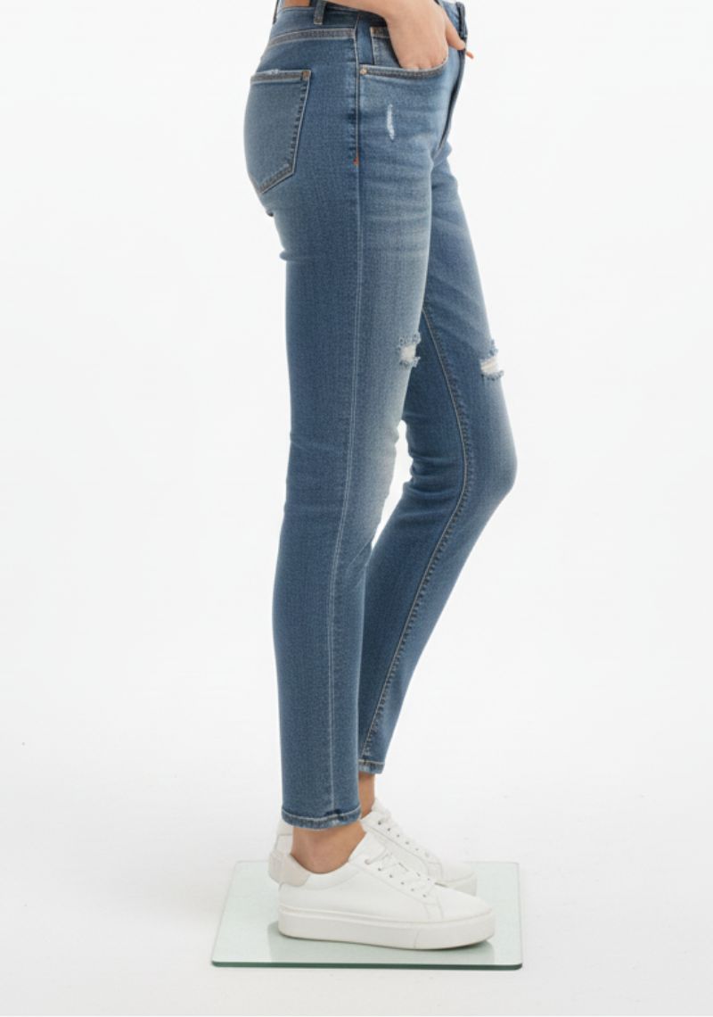 WOMEN JEAN (SL)-DARK BLUE TONED