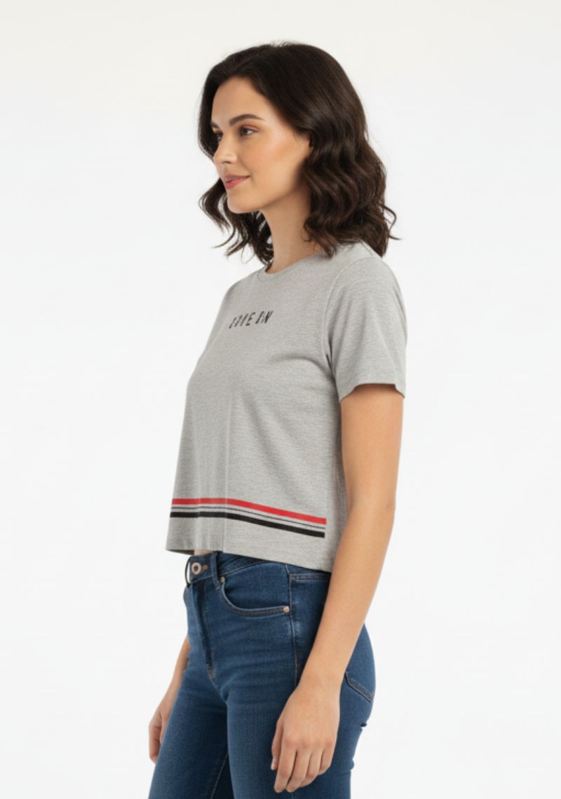 WOMENS T-SHIRT - ASH