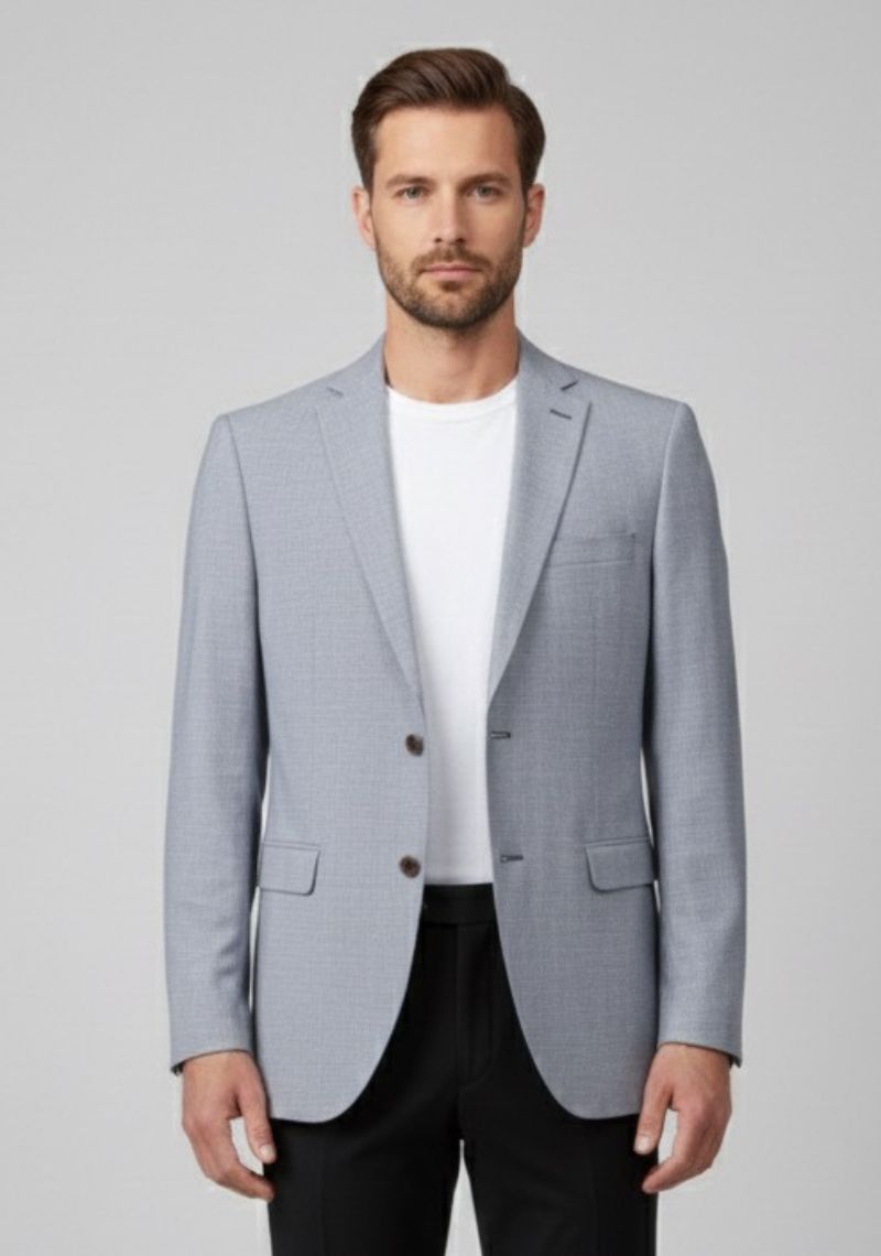 MENS BLAZER - PLAIN GREY