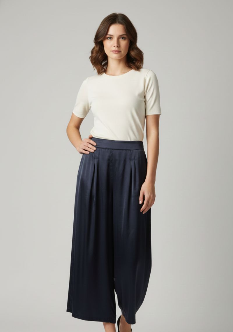 WOMENS PALAZZO - DENIM [ BLUE ]