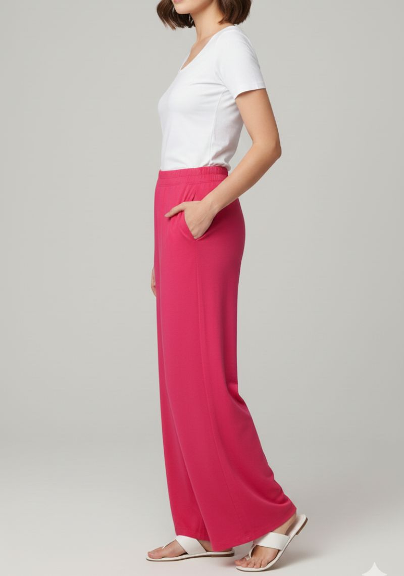 WOMENS PALAZZO - MAGENTA [ PINK ]