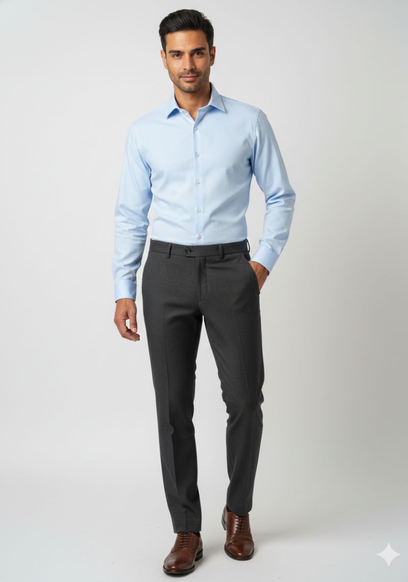 FORMAL TROUSER - DARK BLACK