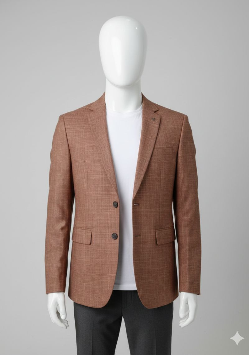 MENS BLAZER - BROWN
