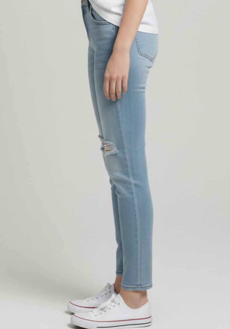 WOMEN JEAN (SL)-LIGHT BLUE