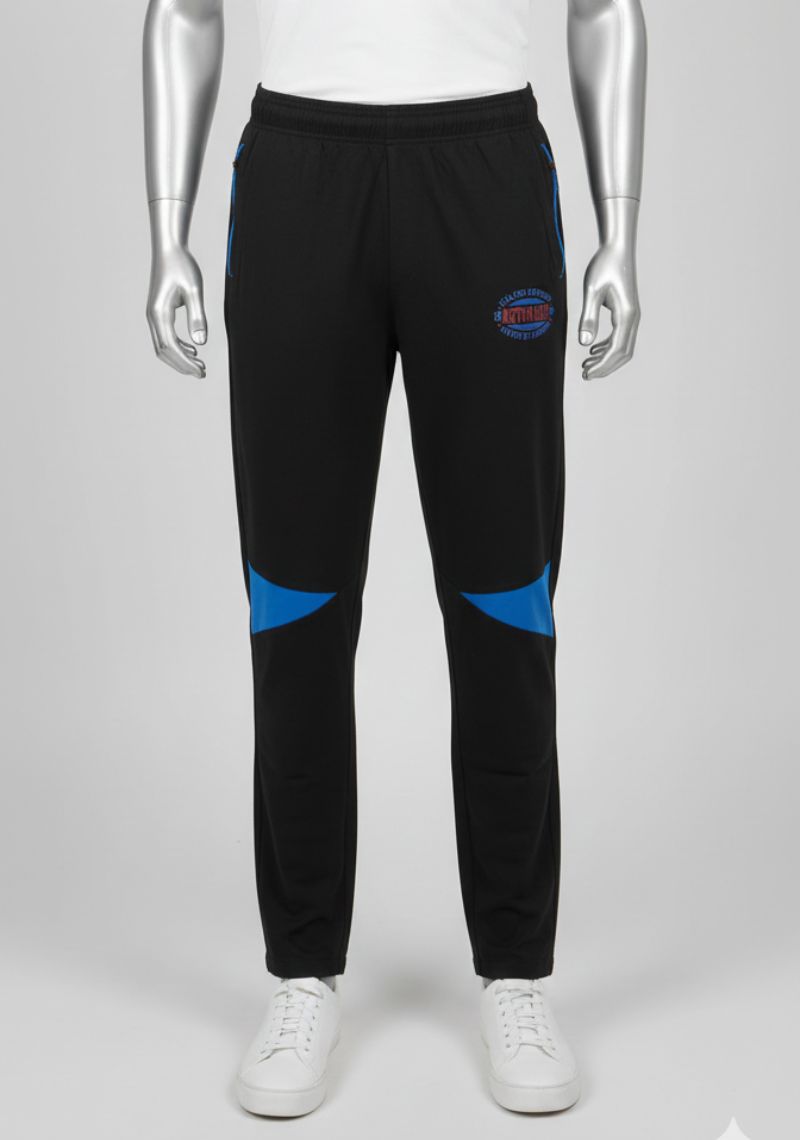 ACTIMAXX TRACK PANT [SL] - BLACK & BLUE