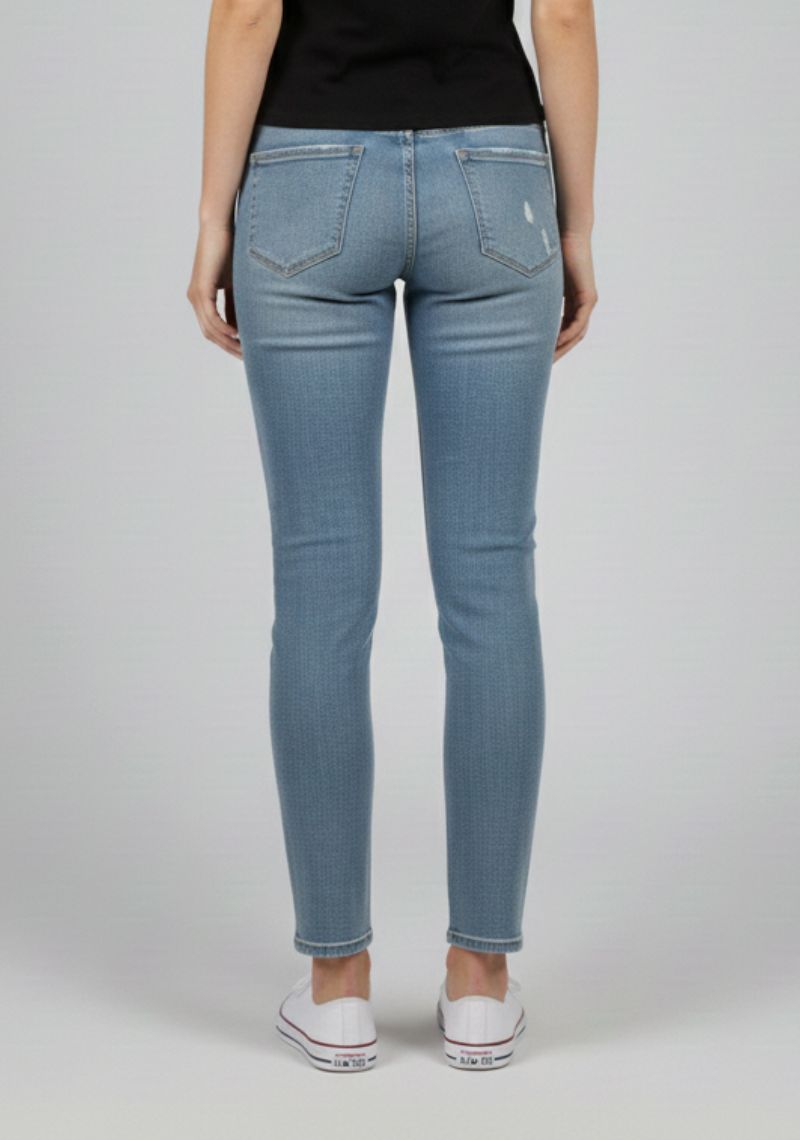 WOMEN JEAN (SL)-BLUE TONED