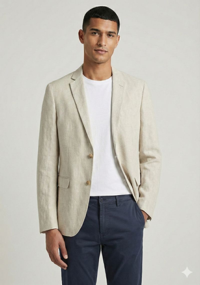 MENS BLAZER - BEIGE