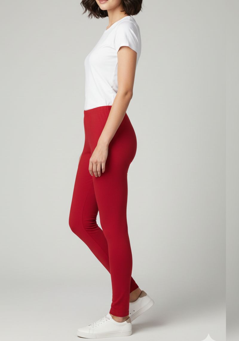 WOMENS LEGGINGS [MD] - MAROON