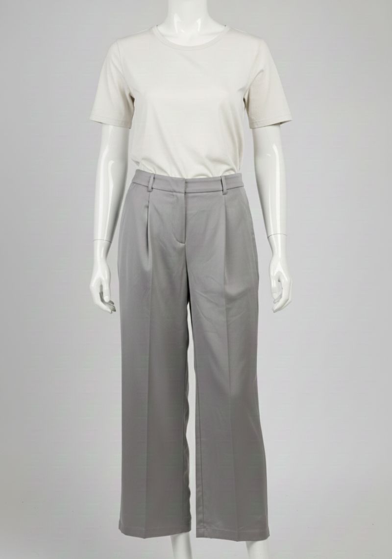 WOMENS PALAZZO - PLAIN GREY