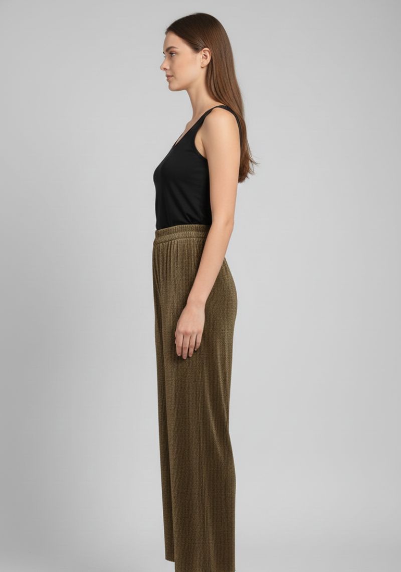 WOMENS PALAZZO - WALNUT BROWN