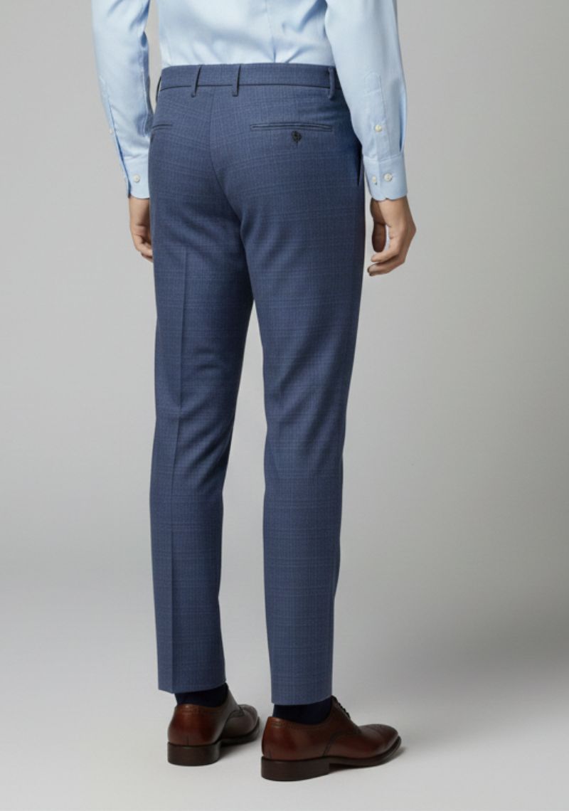 FORMAL PANT (SL)-BLUECHECKED