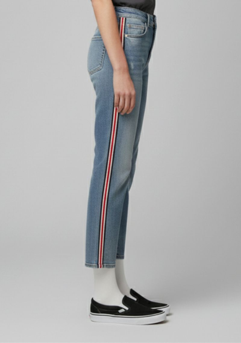 WOMEN JEAN (SL)-BLUE MXD