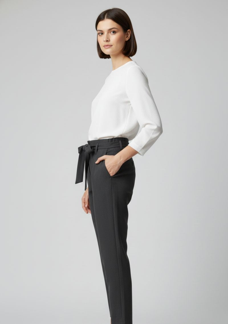 WOMENS PALAZZO - PLAIN DARK BLACK