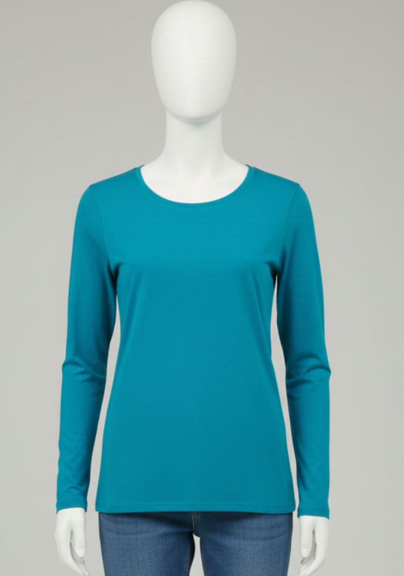 WOMENS T-SHIRT [MD] - PLAIN DARK SKY BLUE